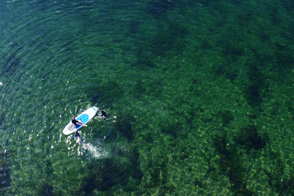 Paddleboarding near Clarsach cottage