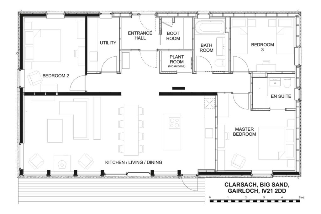 Clarsach Cottage Floor Plan